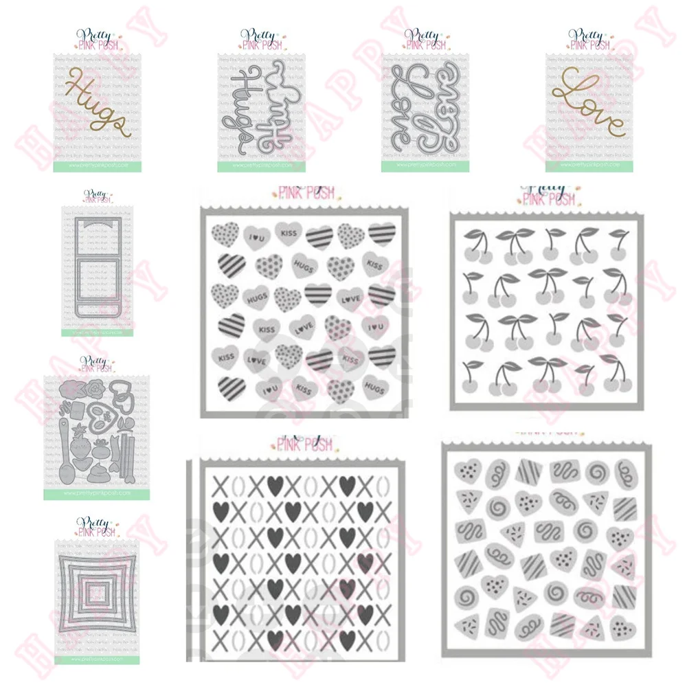 Metal Cut Dies Hot Foil Stencils Valentine's Day Items And Accessories DIY Scrapbooking Diary Album Template Embossing Handcraft
Metal Cut Dies Hot Foil Stencils Valentine's Day Items And Accessories DIY Scrapbooking Diary Album Template Embossing Handcraft