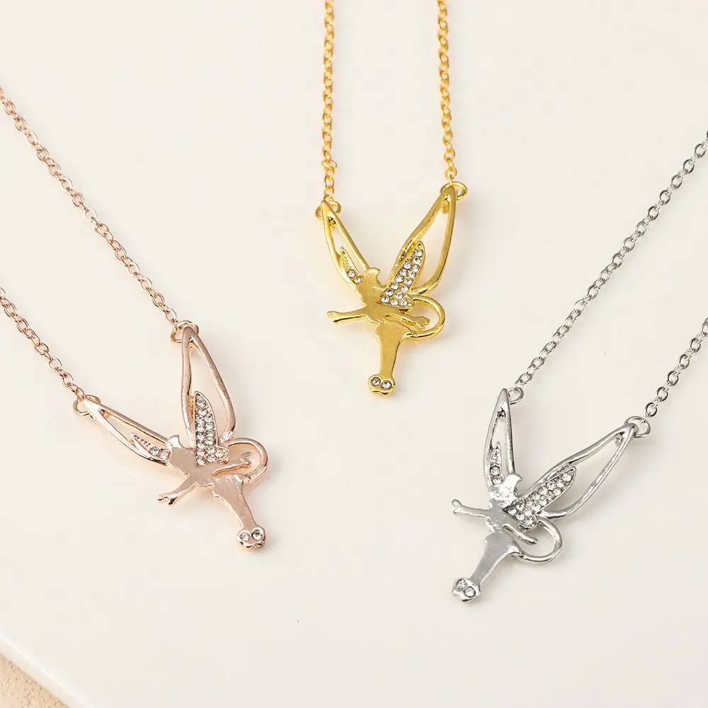 New Luxury Choker Fairy Jewelry Gifts Pendant Elf Angel Wings Necklace Clavicle Chain
New Luxury Choker Fairy Jewelry Gifts Pendant Elf Angel Wings Necklace Clavicle Chain