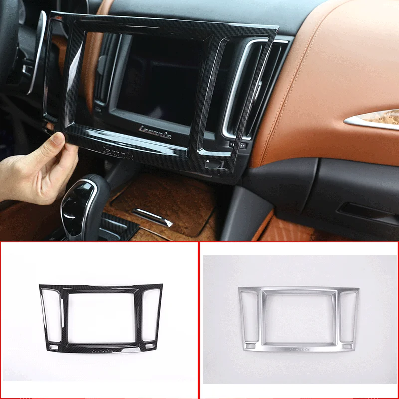 For 2016 Maserati Levante ABS Carbon Fiber Car Styling Navigation Decorative Frame Sticker Car Interior Protection Accessories
For 2016 Maserati Levante ABS Carbon Fiber Car Styling Navigation Decorative Frame Sticker Car Interior Protection Accessories