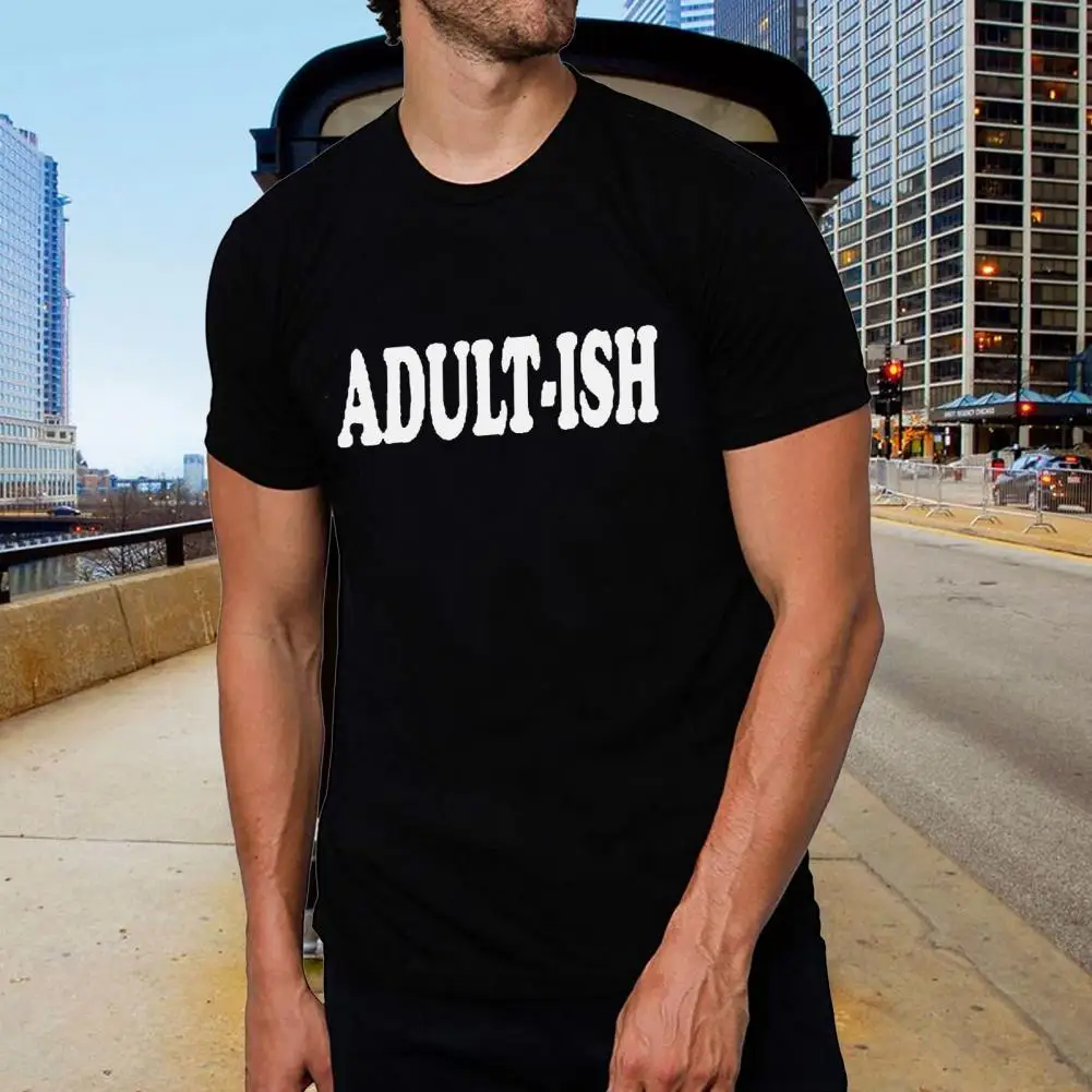 Hard-wearing Innovative Round Neck Adult-ish Men T-shirt Portable Men Pullover T-shirt Eye-catching for Families
Hard-wearing Innovative Round Neck Adult-ish Men T-shirt Portable Men Pullover T-shirt Eye-catching for Families