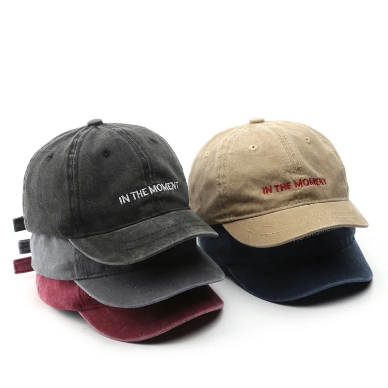 Short Brim Baseball Cap Man Cotton Letter Washed Hats Women Casual Outdoor Golf Sports Caps Retro Adjustable Snapback Sun Hat
Short Brim Baseball Cap Man Cotton Letter Washed Hats Women Casual Outdoor Golf Sports Caps Retro Adjustable Snapback Sun Hat