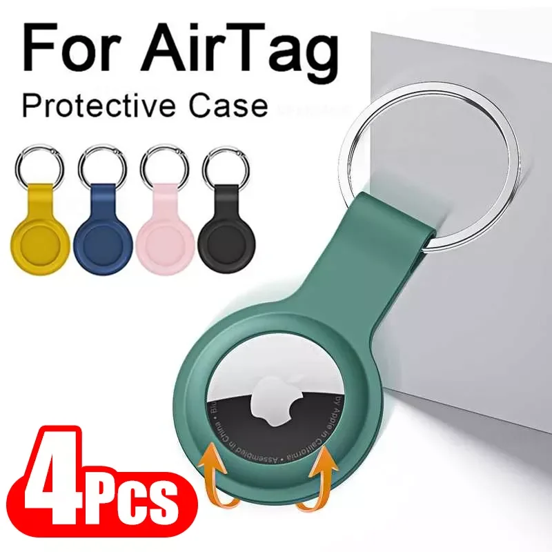4 шт. ударопрочный защитный чехол из ТПУ для AirTag, мягкий силиконовый защитный чехол для AirTag, брелок для ключей от потери и царапин
4 шт. ударопрочный защитный чехол из ТПУ для AirTag, мягкий силиконовый защитный чехол для AirTag, брелок для ключей от потери и царапин