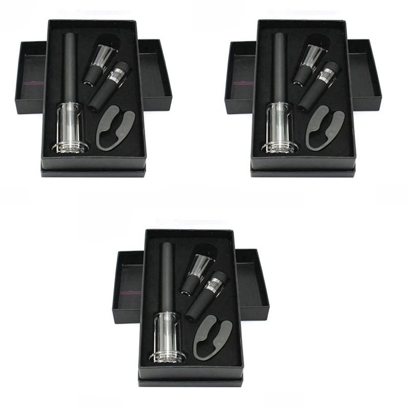 12 Pcs Wine Opener Set, Air Pressure Pump Opener Gift Box Includes Wine Opener Kit Vacuum Stopper And Wine Pourer Tool
12 Pcs Wine Opener Set, Air Pressure Pump Opener Gift Box Includes Wine Opener Kit Vacuum Stopper And Wine Pourer Tool