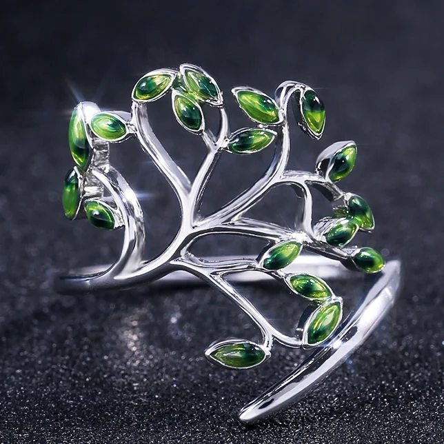 Live Tree Shaped Cocktail Party Women Ring Fresh Stylish Birthday Pleased Gift For Women Fashion Adjustable Open Rings
Live Tree Shaped Cocktail Party Women Ring Fresh Stylish Birthday Pleased Gift For Women Fashion Adjustable Open Rings