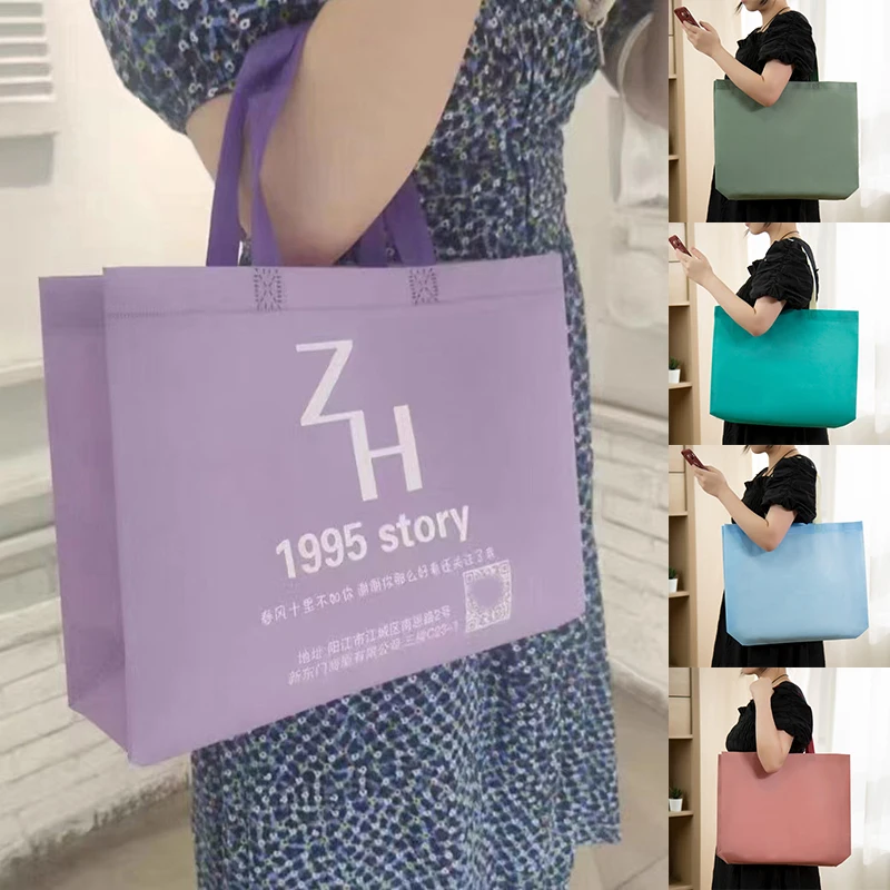 Простые нетканые сумки, многоразовые Экологически чистые складные сумки для покупок, водонепроницаемая сумка-тоут, сумки для продуктов, од...
Простые нетканые сумки, многоразовые Экологически чистые складные сумки для покупок, водонепроницаемая сумка-тоут, сумки для продуктов, од...