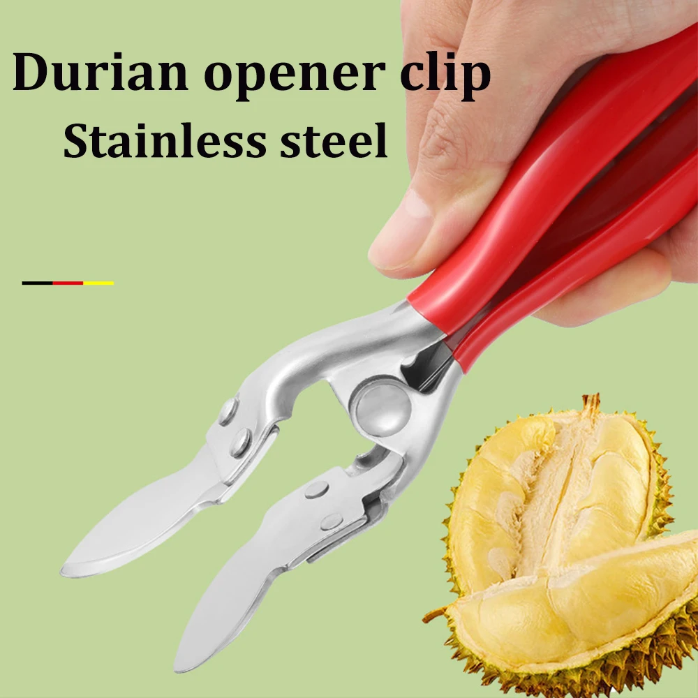 Manual Durian Opener Stainless Steel Handheld Durian Fruit Opener Clip Easily Opening Durian Peelers For Home And Kitchen Use
Manual Durian Opener Stainless Steel Handheld Durian Fruit Opener Clip Easily Opening Durian Peelers For Home And Kitchen Use