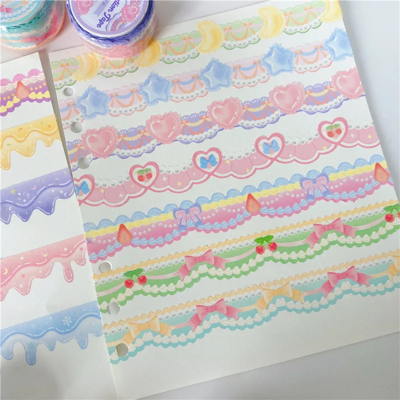 Cream Lace Series Alien-shaped Hand Account Tape Retro Bow Cream Melt Washi Cute Decorative Diary Stationery Collage
Cream Lace Series Alien-shaped Hand Account Tape Retro Bow Cream Melt Washi Cute Decorative Diary Stationery Collage