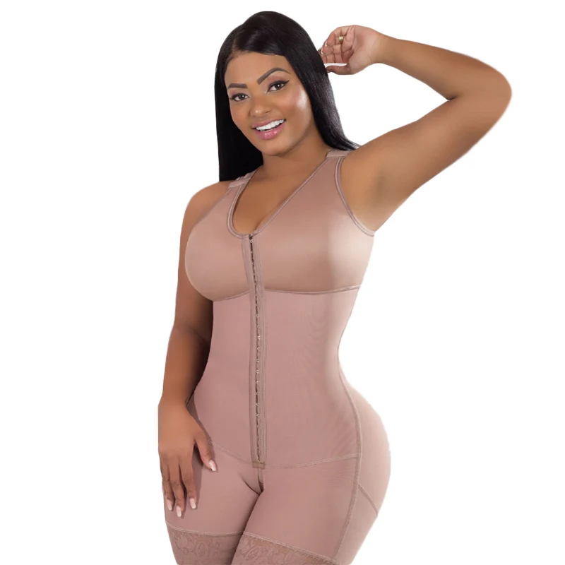Women Post Liposuction Body Shaper Waist Cincher Underbust Corset Front Closure Bodysuit With Hook-Eye
Women Post Liposuction Body Shaper Waist Cincher Underbust Corset Front Closure Bodysuit With Hook-Eye
