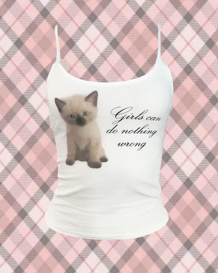 Y2K fairy tale Women Classic Slim tank tops Gothic Kawaii animal Print Aesthetics Short Harajuku Sweet Cool club Street vest
Y2K fairy tale Women Classic Slim tank tops Gothic Kawaii animal Print Aesthetics Short Harajuku Sweet Cool club Street vest