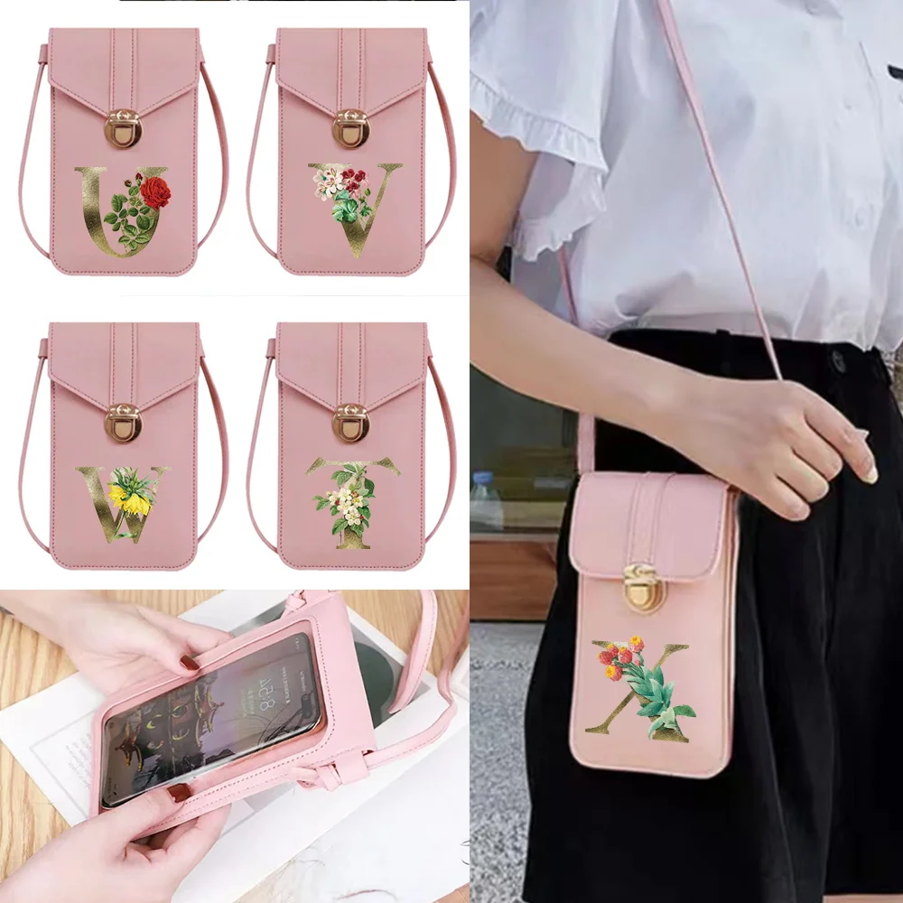 Маленькие сумки через плечо из искусственной кожи, Дамский кошелек через плечо для девушек, Женская универсальная ранняя сумка, мессенджер с золотым цветочным принтом
Маленькие сумки через плечо из искусственной кожи, Дамский кошелек через плечо для девушек, Женская универсальная ранняя сумка, мессенджер с золотым цветочным принтом