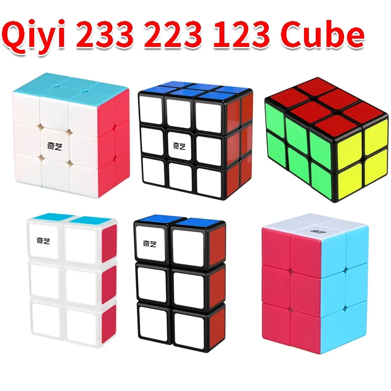 

QiYi 123 223 233 Magic Speed Cube Stickerless Qiyi 1x2x3 Professional 2x2x3 Cube Fidget Toys Qiyi 2x3x3 Cubo Magico Puzzle