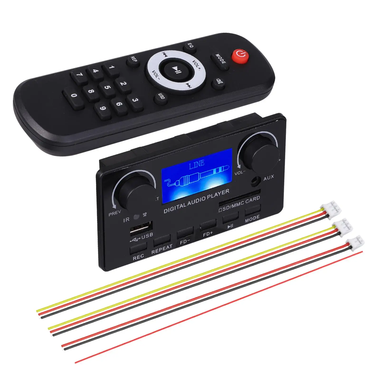 MP3 Player Decoding Board Module car Remote Control Audio Transceive with Power Amplifier Car Audio Stereo Bluetooth Module
MP3 Player Decoding Board Module car Remote Control Audio Transceive with Power Amplifier Car Audio Stereo Bluetooth Module