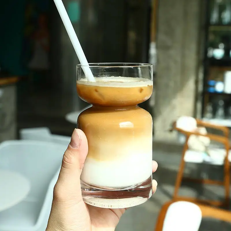 Creative Hourglass Shape Glass Cup INS Cold Drink Coffee Mug Transparent Milk Juice Latte Water Cup Home Cafe Drinkware 200ml
Creative Hourglass Shape Glass Cup INS Cold Drink Coffee Mug Transparent Milk Juice Latte Water Cup Home Cafe Drinkware 200ml