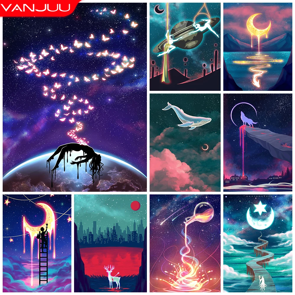 Anime Moon Landscape Diamond Painting Cartoon DIY Full Drill Rhinestone Picture Diamond Embroidery Handicraft Home Decor Gift
Anime Moon Landscape Diamond Painting Cartoon DIY Full Drill Rhinestone Picture Diamond Embroidery Handicraft Home Decor Gift
