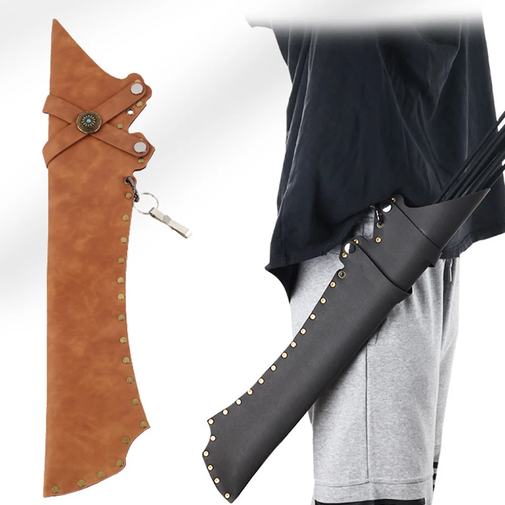 Archery Arrow Quiver Leather Waist Holder Hip Bag Pouch Belt Bow Outdoor Hunting Sports Holder Archery Bow Bag Arrow Quiver
Archery Arrow Quiver Leather Waist Holder Hip Bag Pouch Belt Bow Outdoor Hunting Sports Holder Archery Bow Bag Arrow Quiver