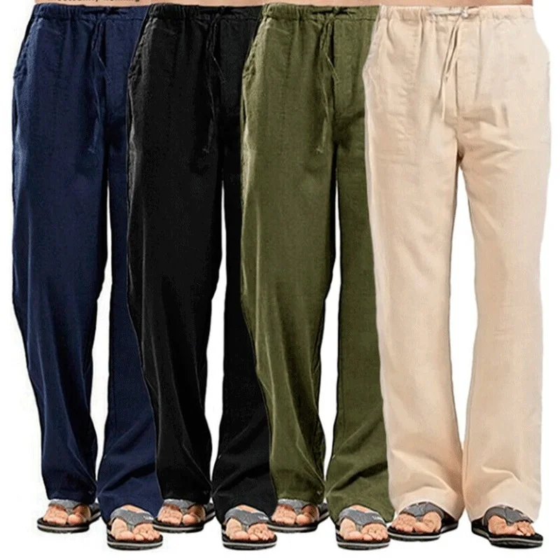 Spring Summer New Men's Linen Trousers Breathable Sweat-absorbing Trousers Daily Outdoor Casual Linen Wide Wide-leg Pants S-5XL
Spring Summer New Men's Linen Trousers Breathable Sweat-absorbing Trousers Daily Outdoor Casual Linen Wide Wide-leg Pants S-5XL
