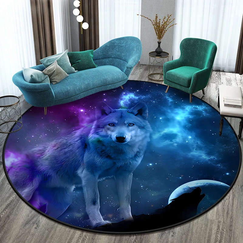 Home Decor Fantasy Wolf Round Carpet Kids Living Room Anti-Slip Mat Floor Mat Bedroom Yoga Mat Sports Chair Mat tapete redondo
Home Decor Fantasy Wolf Round Carpet Kids Living Room Anti-Slip Mat Floor Mat Bedroom Yoga Mat Sports Chair Mat tapete redondo