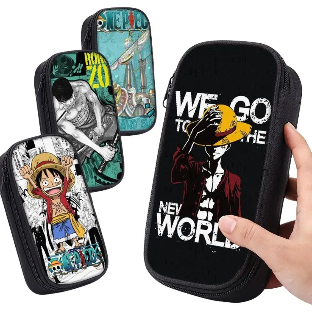 Anime One Piece Monkey D Luffy Roronoa Zoro Canvas Printing Children Cartoon Portable Large Capacity Pencil Case Stationery Box
Anime One Piece Monkey D Luffy Roronoa Zoro Canvas Printing Children Cartoon Portable Large Capacity Pencil Case Stationery Box