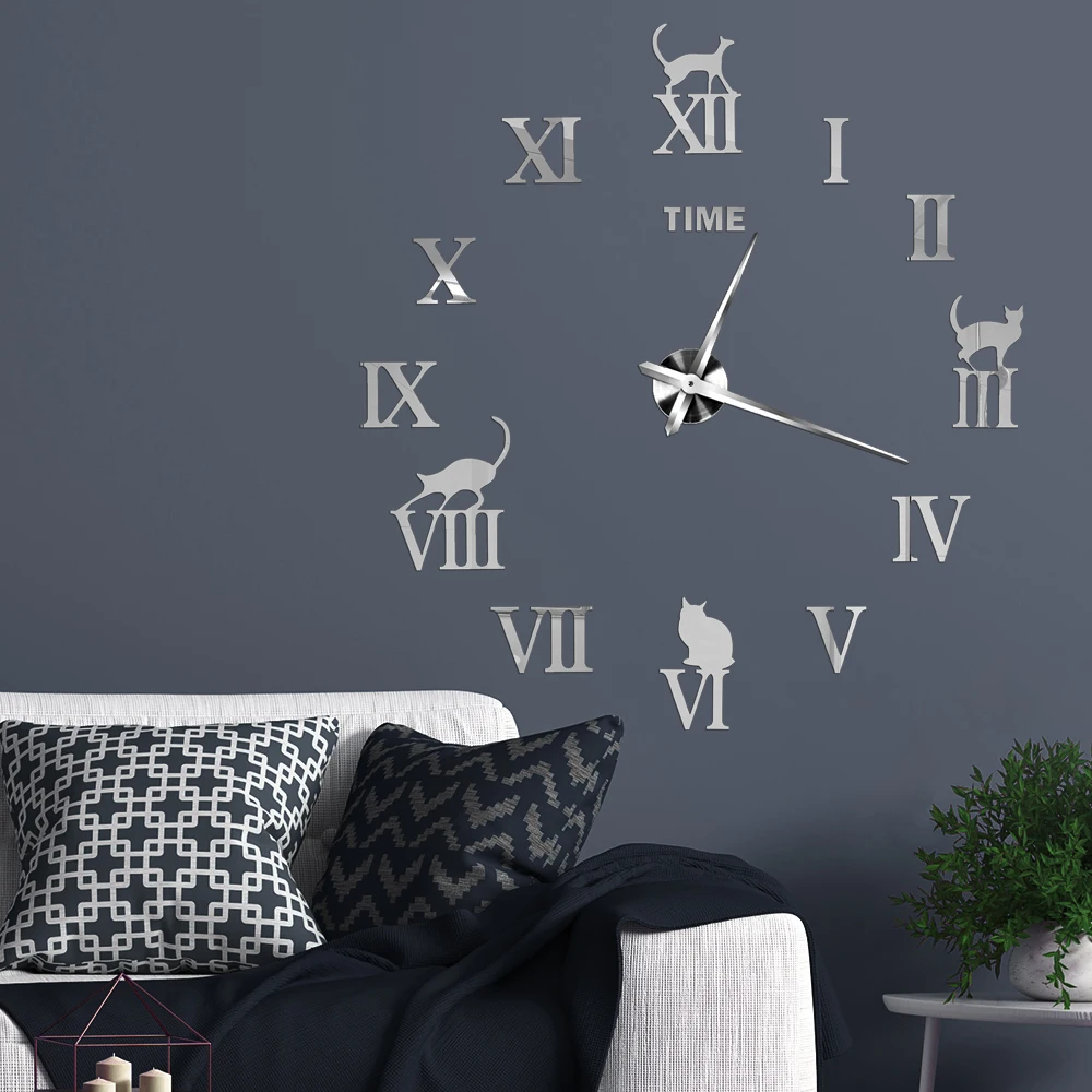 Large Wall Clock Quartz Needle 3D DIY Decorative Kitchen Clocks Acrylic Mirror Stickers Oversize Wall Clock Home Decor
Large Wall Clock Quartz Needle 3D DIY Decorative Kitchen Clocks Acrylic Mirror Stickers Oversize Wall Clock Home Decor