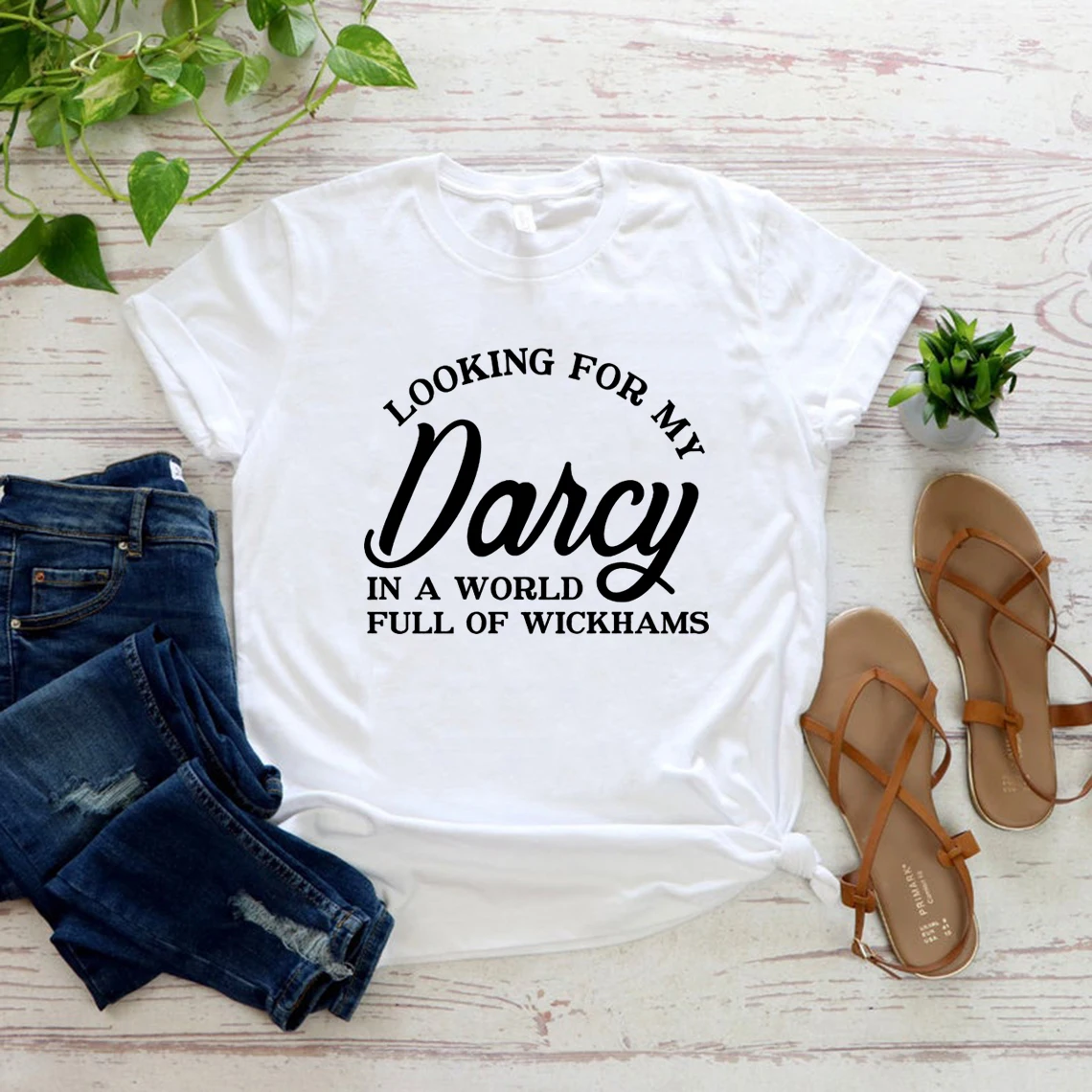 Ищу рубашку My Darcy футболка с надписью Jane Austen гордостью и предсказанием в мире Wickhams