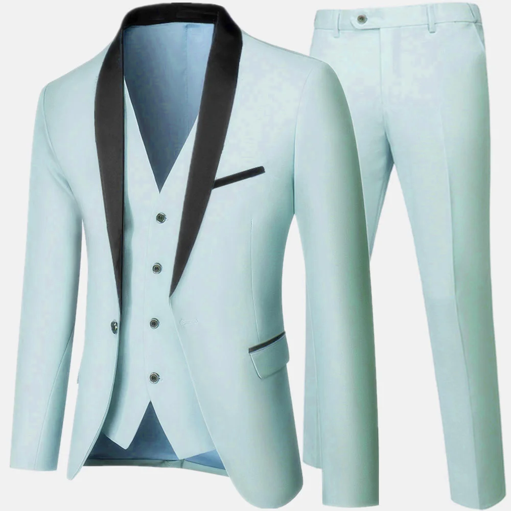 Black Men Autumn Wedding Party Three Pieces Set Large Size 5XL 6XL Male Blazer Coat Pants and Vest Fashion Slim Fit Suit
Black Men Autumn Wedding Party Three Pieces Set Large Size 5XL 6XL Male Blazer Coat Pants and Vest Fashion Slim Fit Suit