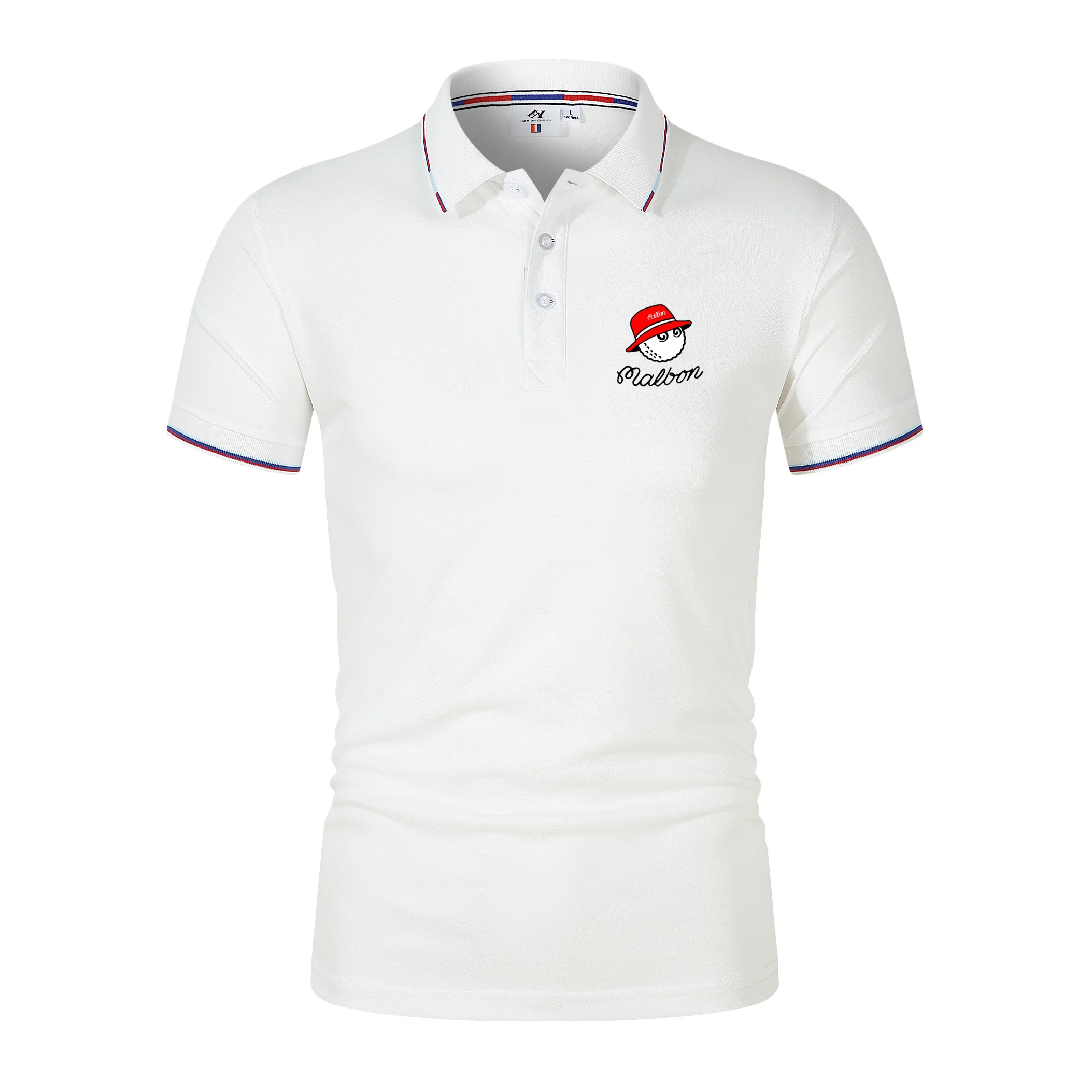 New spring and summer men's polo malbone golf shirt casual stand-up collar slim breathable top T-shirt fashion short sleeves
New spring and summer men's polo malbone golf shirt casual stand-up collar slim breathable top T-shirt fashion short sleeves