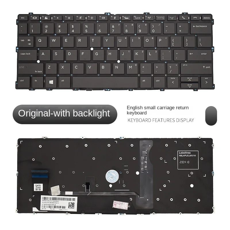 

Replace applicable For HP EliteBook x360 1030 G2 G3 G4 HSN-104C-Q10C-Q20 laptop keyboard