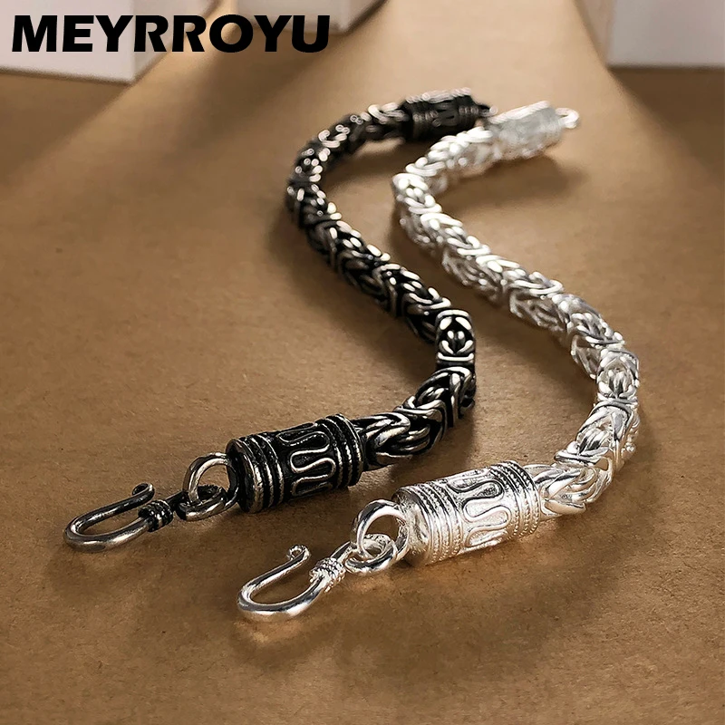 MEYRROYU Vintage Cameo Thai silver Bracelet For Men Women Fashion New Punk Jewelry Party Rock Couple Unisex Gift pulseras mujer
MEYRROYU Vintage Cameo Thai silver Bracelet For Men Women Fashion New Punk Jewelry Party Rock Couple Unisex Gift pulseras mujer