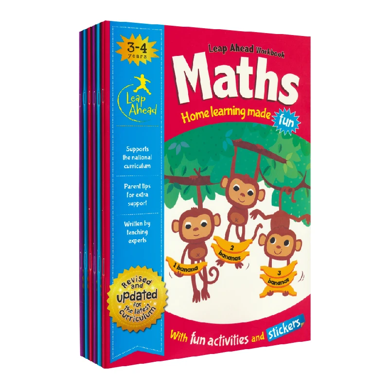 6Pcs Leap Ahead Workbook Maths English Igloo Original Children's English Books 
6Pcs Leap Ahead Workbook Maths English Igloo Original Children's English Books