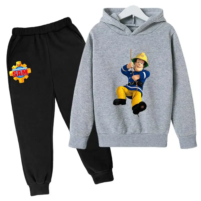 Fireman Sam Children Cartoon Printed Funny hoodie Kids Tops Baby Girls Boys Great Casual Hoodies Pants 2Pcs Sets
Fireman Sam Children Cartoon Printed Funny hoodie Kids Tops Baby Girls Boys Great Casual Hoodies Pants 2Pcs Sets