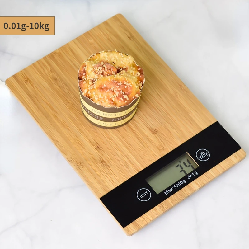 10kg/0.1g Wood Grain Kitchen Scale High Precision Food Scale LED Digital Display Ingredients Coffee Weighing Kitchen Accessories
10kg/0.1g Wood Grain Kitchen Scale High Precision Food Scale LED Digital Display Ingredients Coffee Weighing Kitchen Accessories