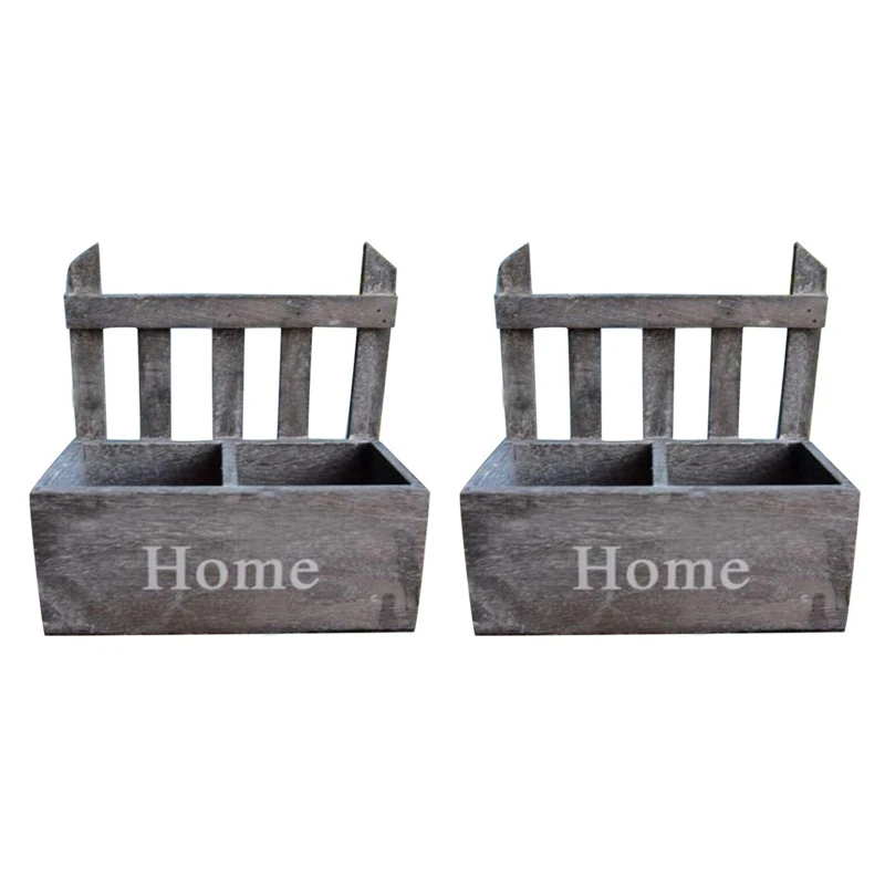 2X Wall Hanging Wooden Flower Basket Cute Vase Pots Planter Simulation Home Garden Decoration Photography Props-Grey
2X Wall Hanging Wooden Flower Basket Cute Vase Pots Planter Simulation Home Garden Decoration Photography Props-Grey