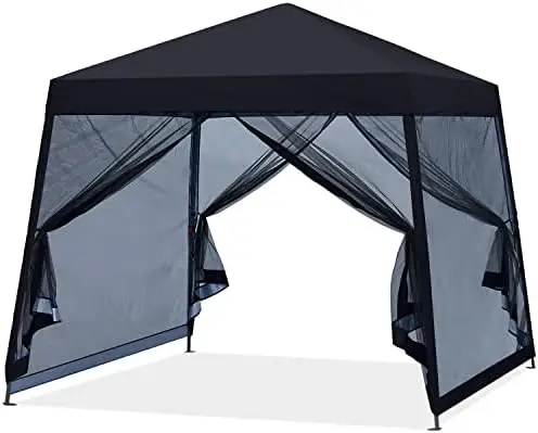 Up Gazebo Canopy with Mosquito Netting (10x10, Black)
Up Gazebo Canopy with Mosquito Netting (10x10, Black)