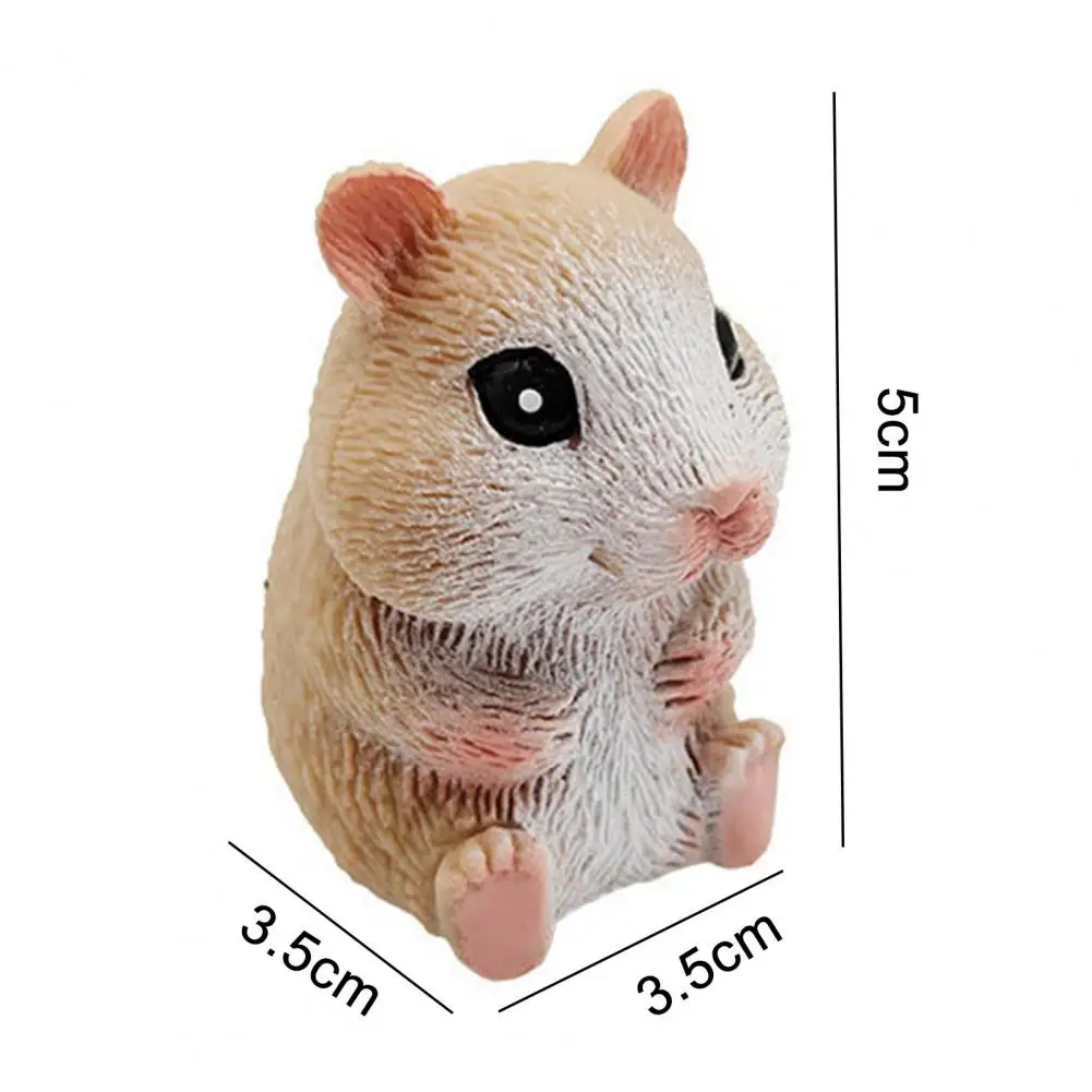 

Fun Squeezing Toy Slow Rebound Squeeze Toy Adorable Simulated Hamster Pressing Doll Toy Relieve Boredom