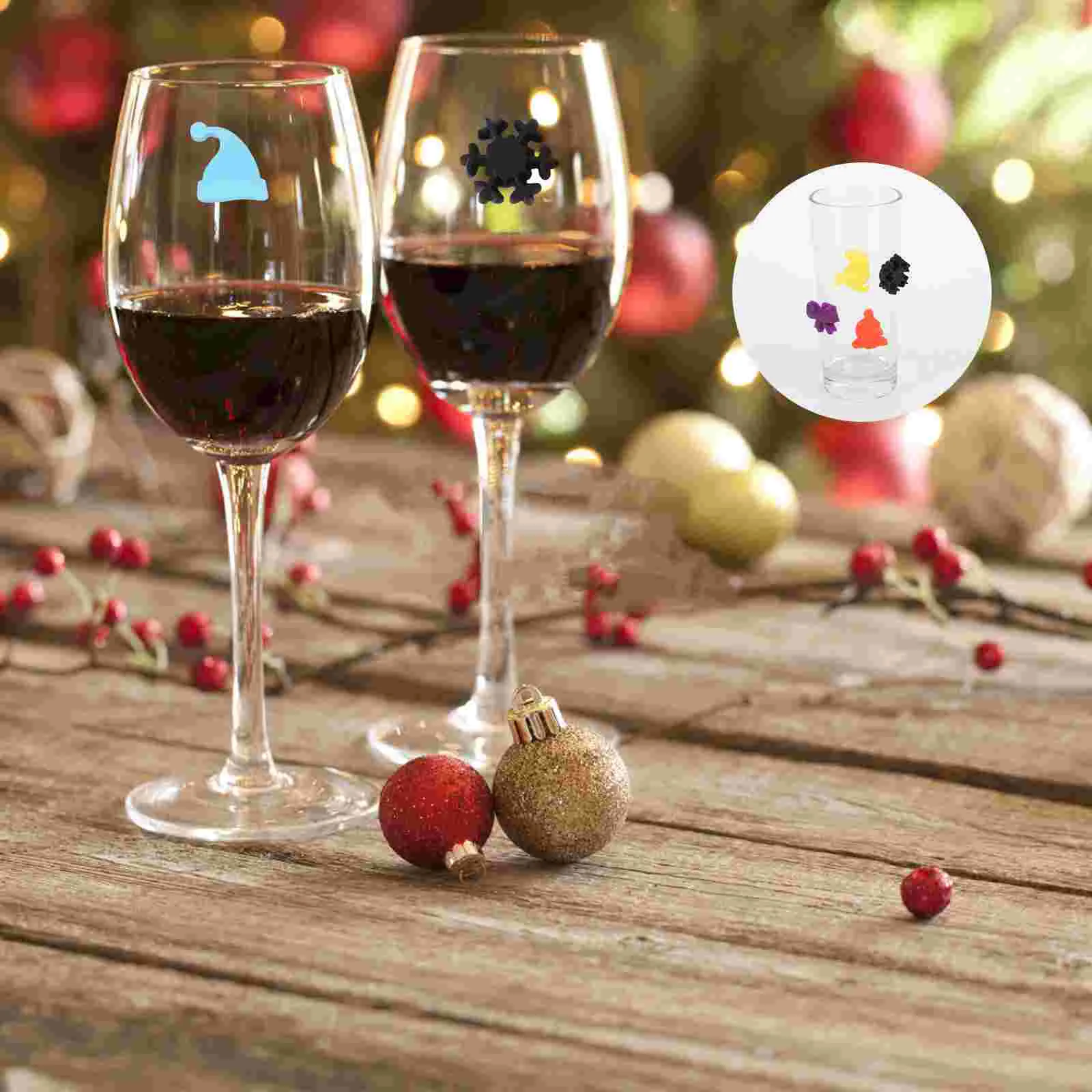 12pcs Multicolor Suction Cup Glasses Marker Silicone Label Christmas Party Dedicated Glass Cup Recognizer Tools
12pcs Multicolor Suction Cup Glasses Marker Silicone Label Christmas Party Dedicated Glass Cup Recognizer Tools