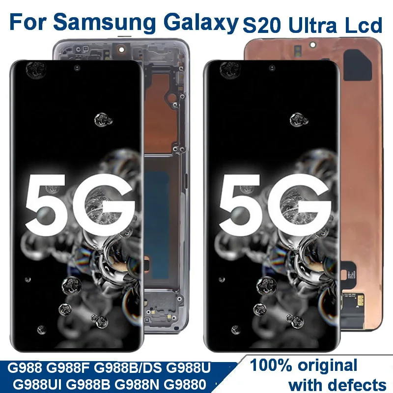 ЖК-дисплей для Samsung Galaxy S20 Ultra G988 G988F G988B/DS G988U G988N AMOLED с рамкой дисплей сенсорный стеклянный экран дигитайзер в сборе
ЖК-дисплей для Samsung Galaxy S20 Ultra G988 G988F G988B/DS G988U G988N AMOLED с рамкой дисплей сенсорный стеклянный экран дигитайзер в сборе