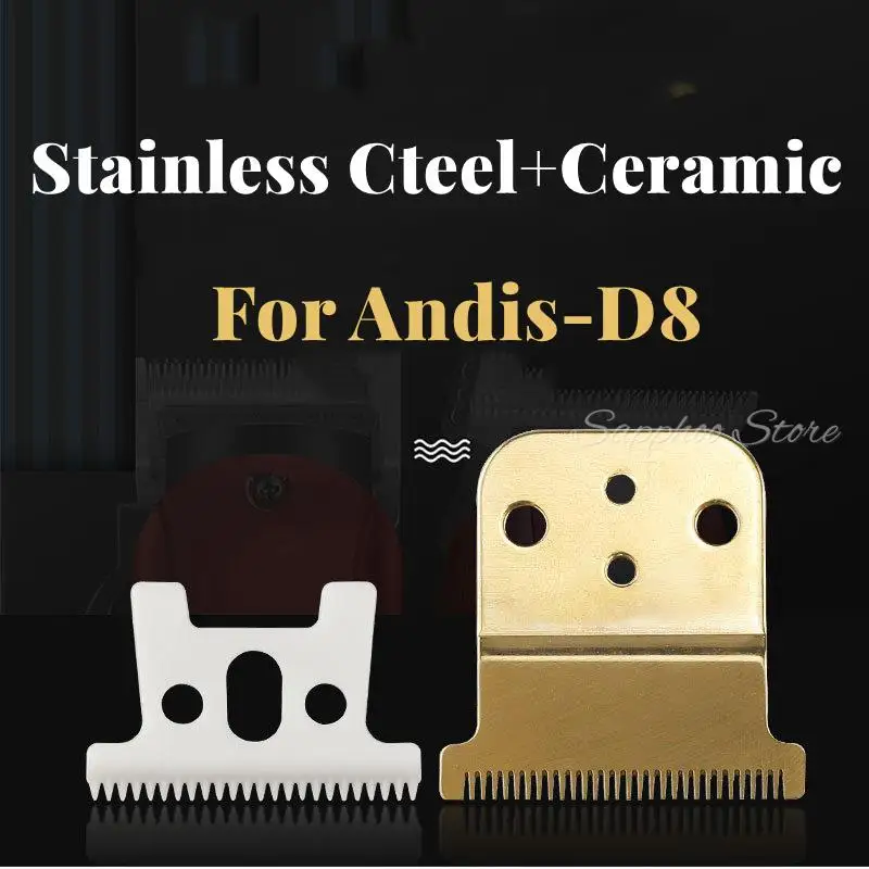For Andis D7/D8 Replacement Stainless Steel Blade Set Electric Clipper Cutter Head Kit Ceramic Moving Knife Assembly Accessories
For Andis D7/D8 Replacement Stainless Steel Blade Set Electric Clipper Cutter Head Kit Ceramic Moving Knife Assembly Accessories