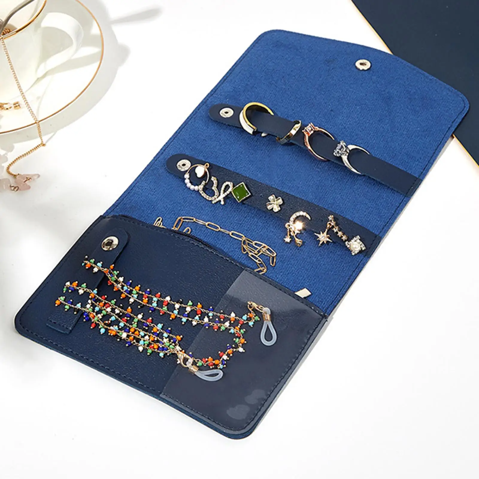 Jewelry Storage Bag Necklace Bracelet Earrings Jewelry Organizer Clutch
Jewelry Storage Bag Necklace Bracelet Earrings Jewelry Organizer Clutch