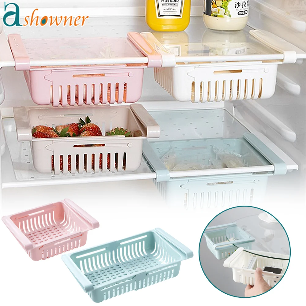 Fridge Organizer Storage Box Refrigerator Drawer Adjustable Kitchen Fruit Food Storage Box Plastic Storage Container Shelf
Fridge Organizer Storage Box Refrigerator Drawer Adjustable Kitchen Fruit Food Storage Box Plastic Storage Container Shelf