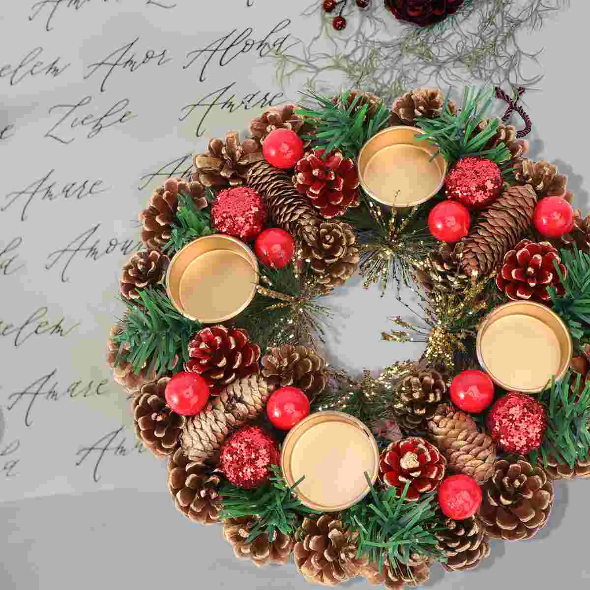 1 Pc Christmas Candleholder Decor Garland Christmas Ornament Home Decor
1 Pc Christmas Candleholder Decor Garland Christmas Ornament Home Decor