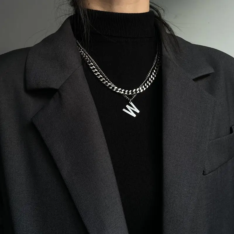 26 Letters Pendent Necklace Fashion Hip Hop Shirt Sweater Chains Necklaces Jewelry Punk Gothic A to Z Name Initial Necklace Gift
26 Letters Pendent Necklace Fashion Hip Hop Shirt Sweater Chains Necklaces Jewelry Punk Gothic A to Z Name Initial Necklace Gift