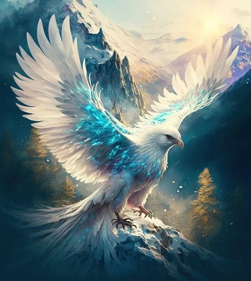 

Алмазная живопись JMINE Div 5D Eagle Magic Mountain, Набор для вышивки крестиком, искусство животных, 3D Рисование алмазами