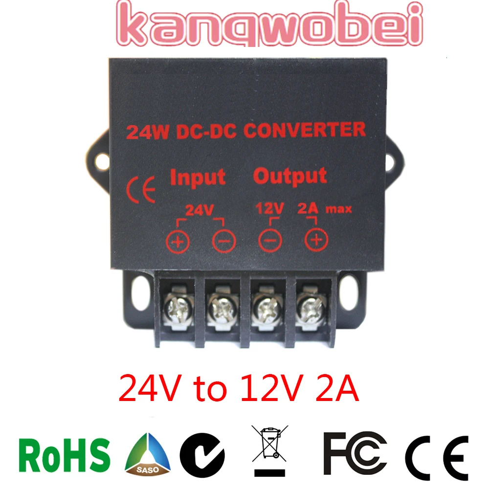 24V to 12V 2A Buck Regulator DC DC Converter Step Down Power Converter Auto Car Motorcycle Bus Truck Buck Power Supply
24V to 12V 2A Buck Regulator DC DC Converter Step Down Power Converter Auto Car Motorcycle Bus Truck Buck Power Supply