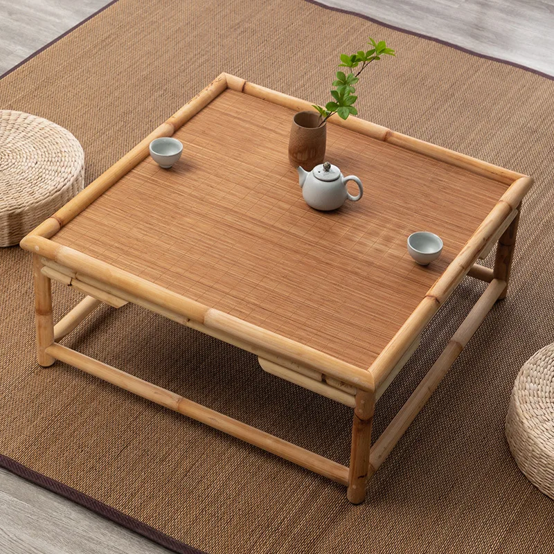 Simple Small Square Table, Japanese Style Small Coffee Table, Balcony Table, Bamboo Vine Zen Low Table, Square Kang Table
Simple Small Square Table, Japanese Style Small Coffee Table, Balcony Table, Bamboo Vine Zen Low Table, Square Kang Table