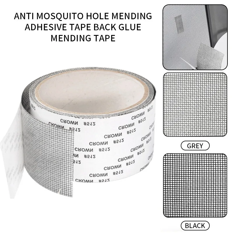 

5CM*2M Window Net Repair Tape Anti-mosquito Super Sticky Screen Door Insect Repellent Waterproof Mosquito Net Cover Patch