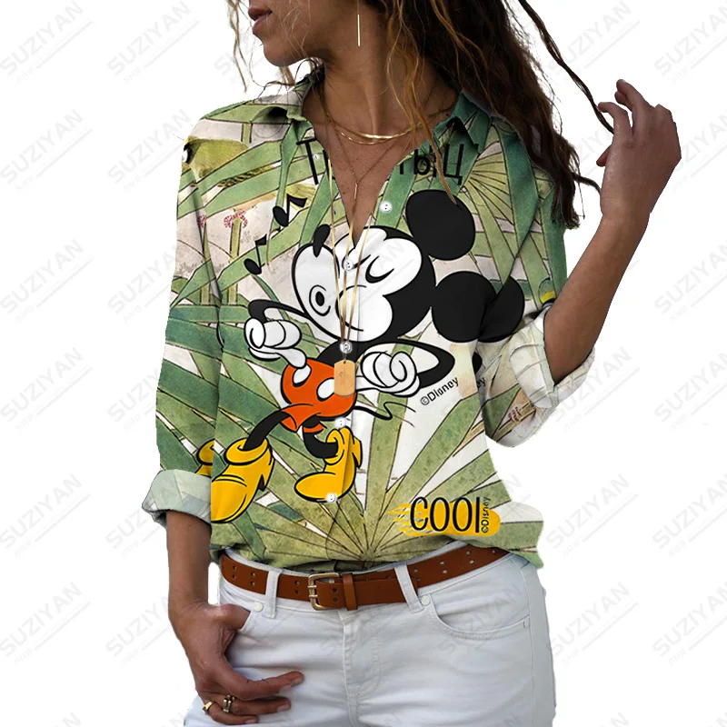 Mickey Mouse Casual Woman Top Elegant Women Shirt Fashion Loose Shirt 2022 New Fashion Temperament Top Loose Shirt
Mickey Mouse Casual Woman Top Elegant Women Shirt Fashion Loose Shirt 2022 New Fashion Temperament Top Loose Shirt