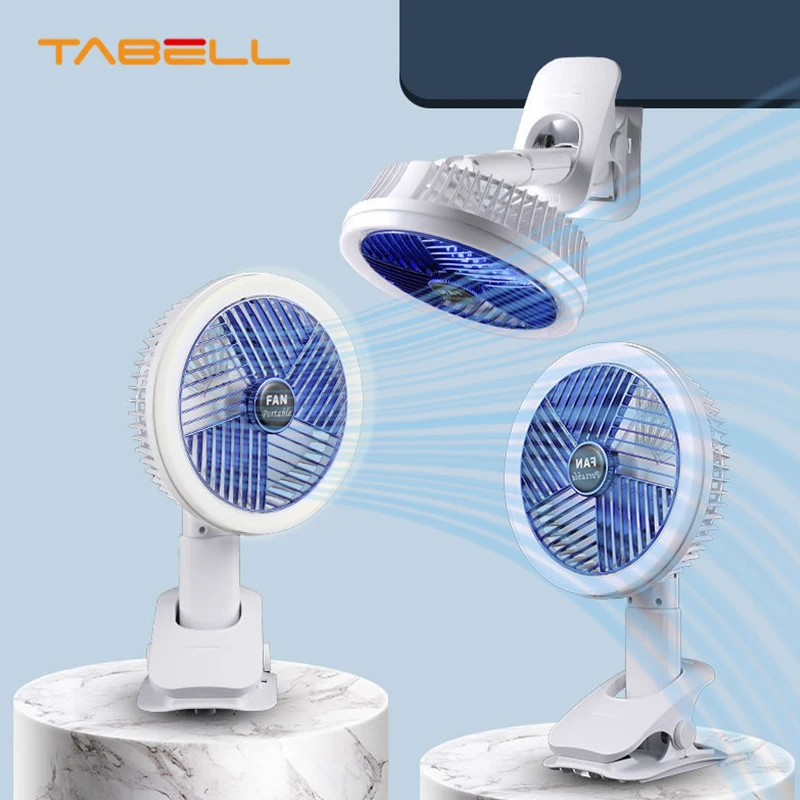 TABELL Clip Fan Portable Mini Desktop Fan Mute Usb Rechargeable 360° Rotatable Battery Operated for Home Bedroom Air Circulating
TABELL Clip Fan Portable Mini Desktop Fan Mute Usb Rechargeable 360° Rotatable Battery Operated for Home Bedroom Air Circulating