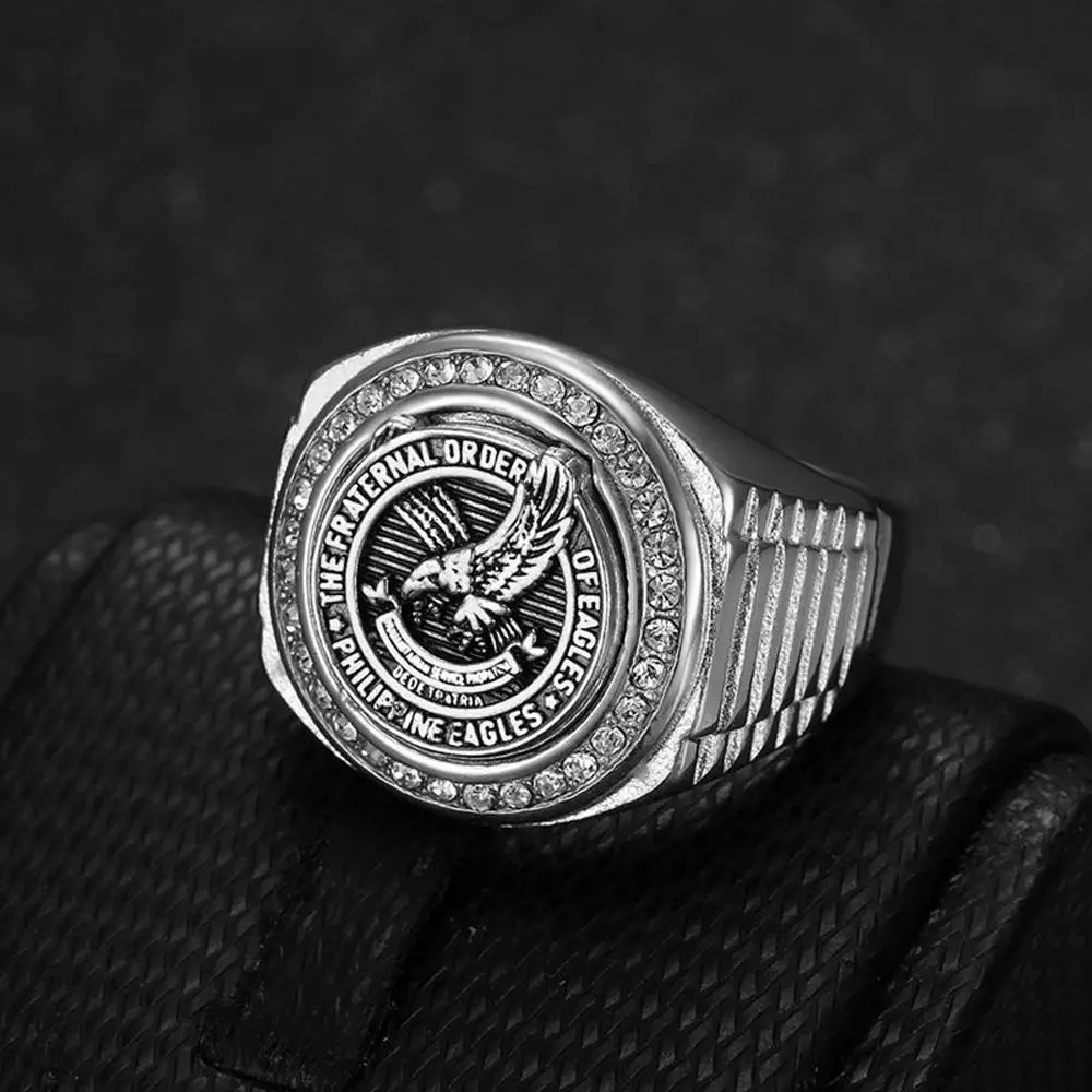 Rhinestone Men Philippines Eagle Ring Stainless Steel Vintage for Birthday Gift Party Jewelry Daily
Rhinestone Men Philippines Eagle Ring Stainless Steel Vintage for Birthday Gift Party Jewelry Daily