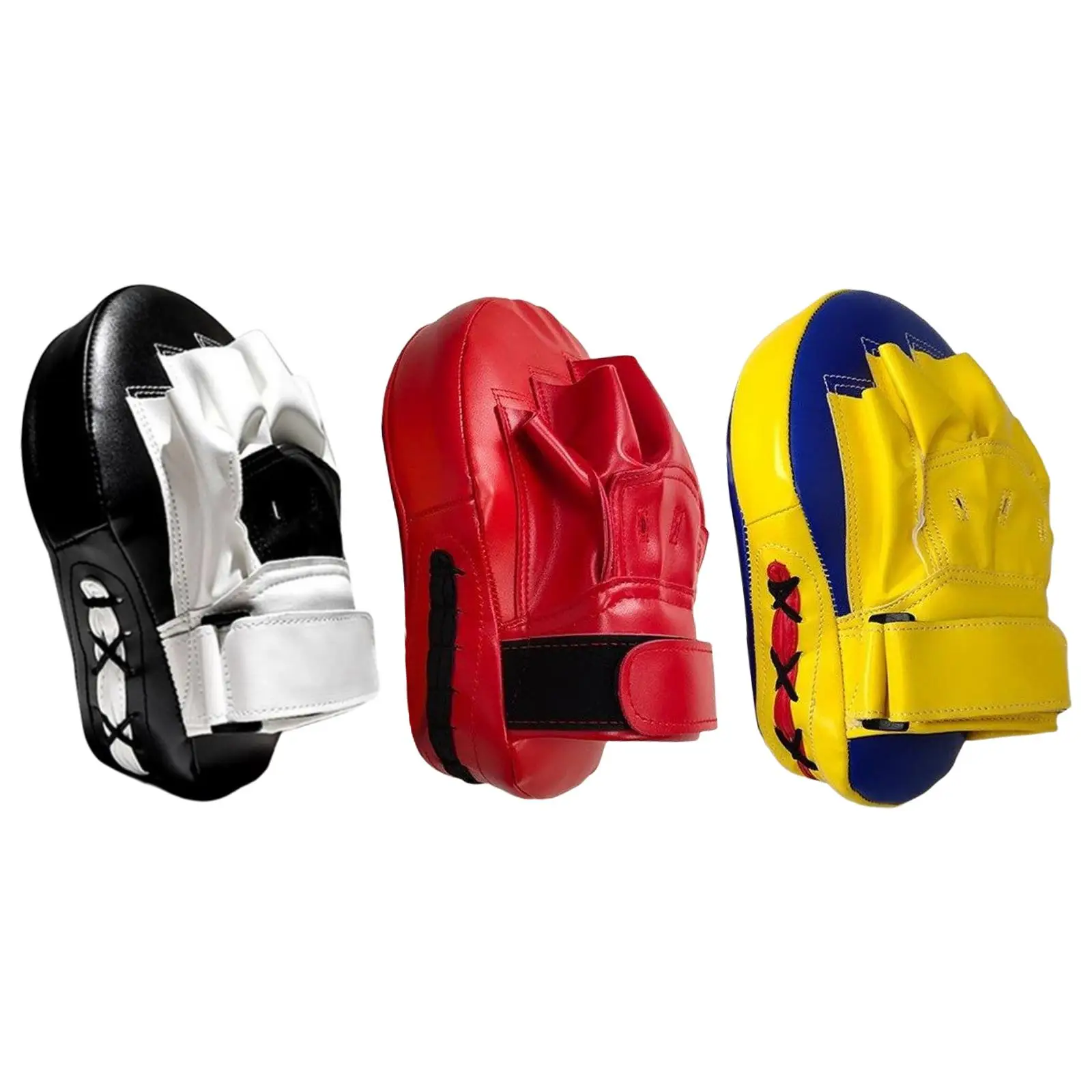 Boxing Kickboxing Curved Focus Mitts Training Coaching Sanda Strike Pad Kicking Sparring Dojo Gloves Hand Target for Adults
Boxing Kickboxing Curved Focus Mitts Training Coaching Sanda Strike Pad Kicking Sparring Dojo Gloves Hand Target for Adults