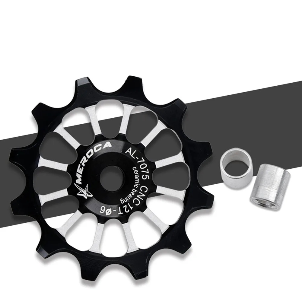 12T MTB Bike Jockey Wheel Pulley Bicycle Ceramics Breaing Rear Derailleur Aluminum Alloy Bike Rear Derailleur Guide Wheel Parts
12T MTB Bike Jockey Wheel Pulley Bicycle Ceramics Breaing Rear Derailleur Aluminum Alloy Bike Rear Derailleur Guide Wheel Parts